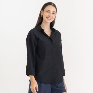 Grana Silk Cotton Boyfriend Shirt
